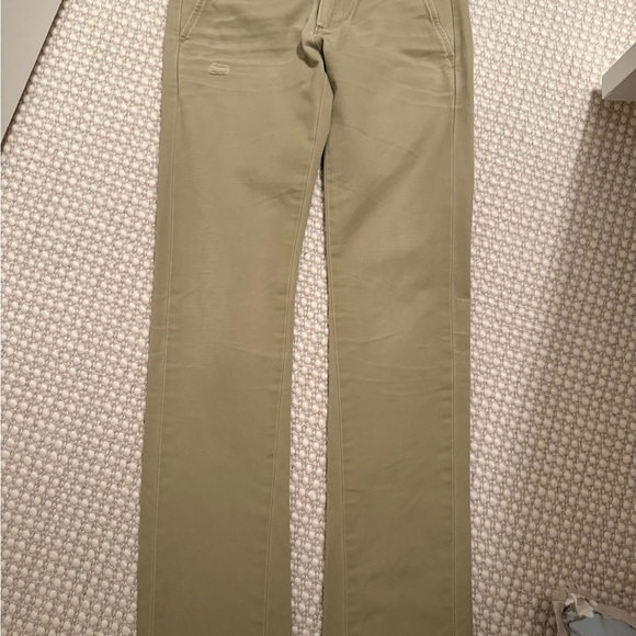 AG Adriano Goldschmied Women's Khaki Straight Leg Jeans